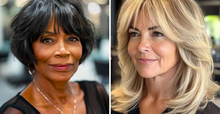 These 10 Bangs Are Ageless Favorites For Women Over 60 – And 5 Extras That Make A Bold Impression