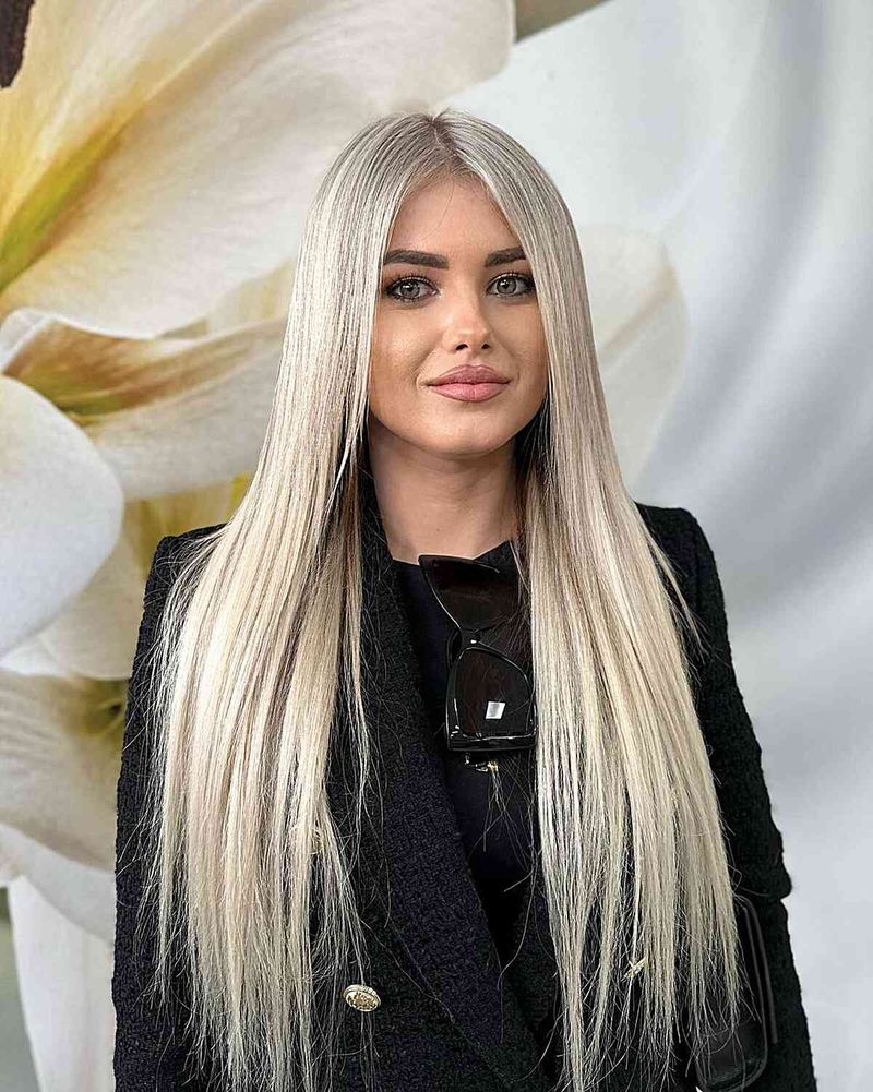 Stick-Straight Long Hair