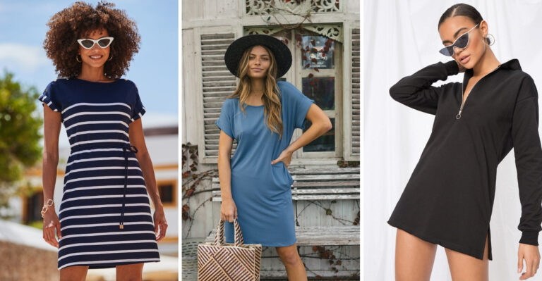 These 15 T-Shirt Dresses Are Lightweight And Require No Outfit Planning