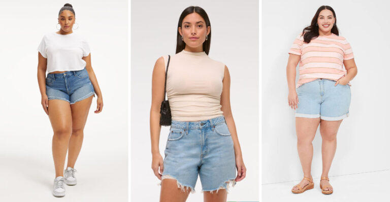 These 17 Denim Shorts Have ‘No Gap At The Waist’ And Flatter Pear-Shaped Bodies
