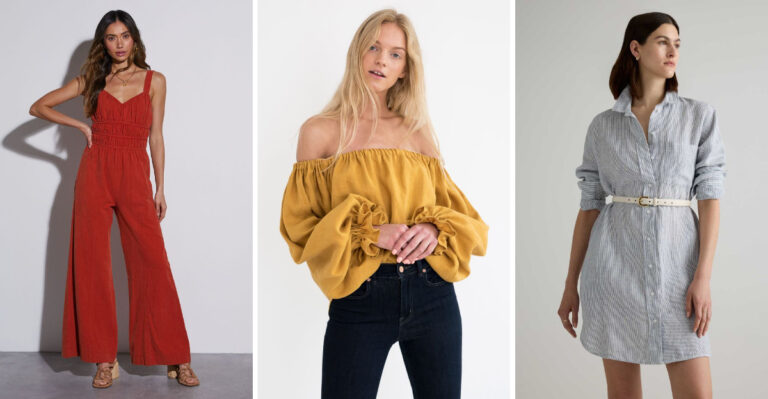 These 19 Lightweight Linen Tops, Pants And Dresses Feel Airy And Look Elevated