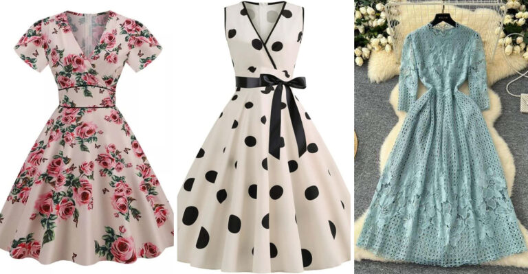 These 20 Vintage Inspired Dresses Are Perfect For Women Over 60