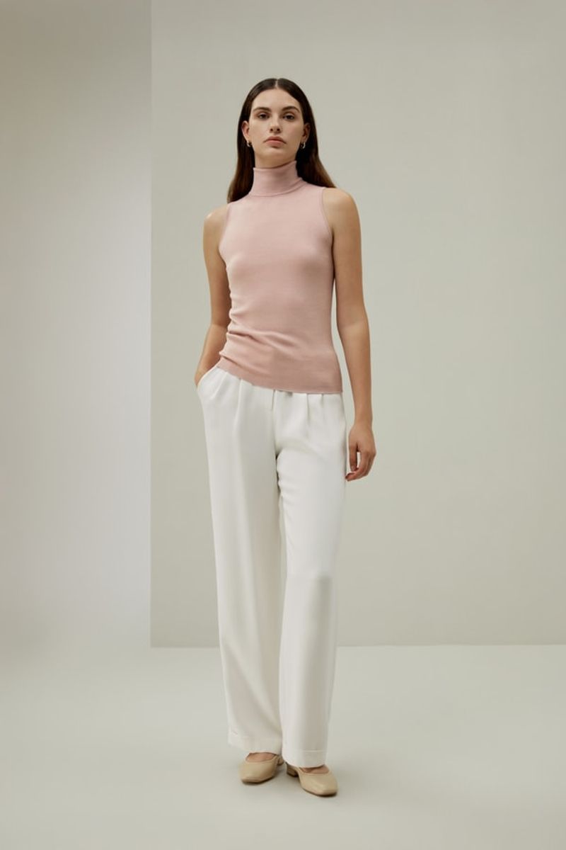 Sleeveless Turtleneck