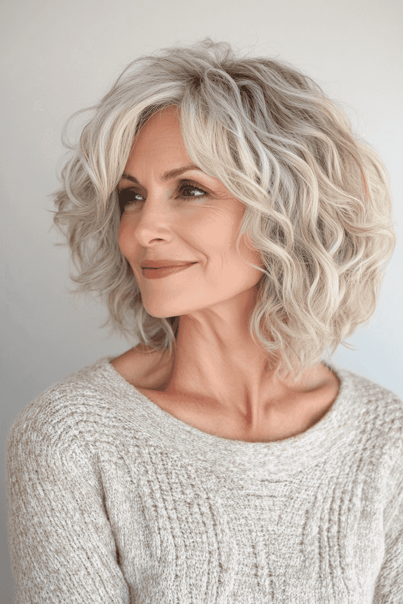 Playful Textured Curls