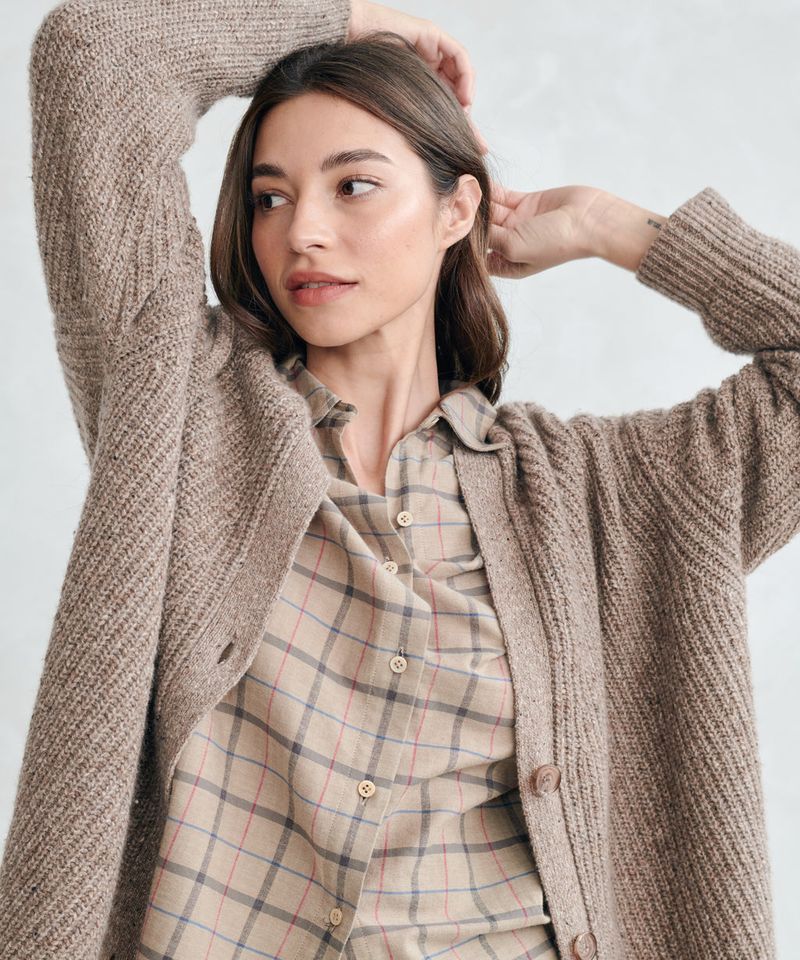 Versatile Taupe Cardigan