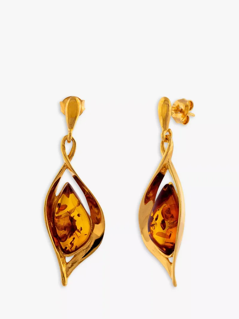 Amber Glow Earrings