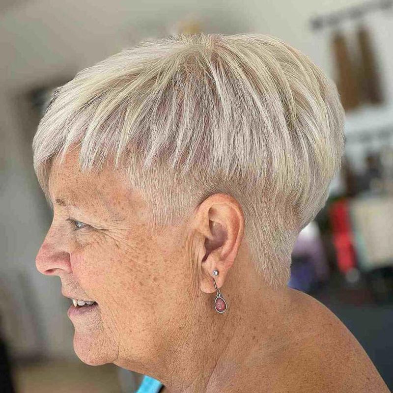 Tapered Nape Elegance