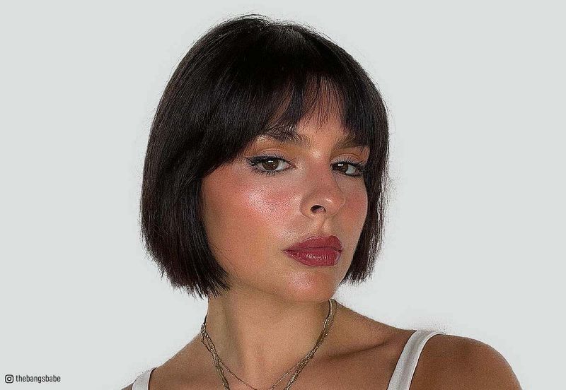 French Bob with Micro Bangs