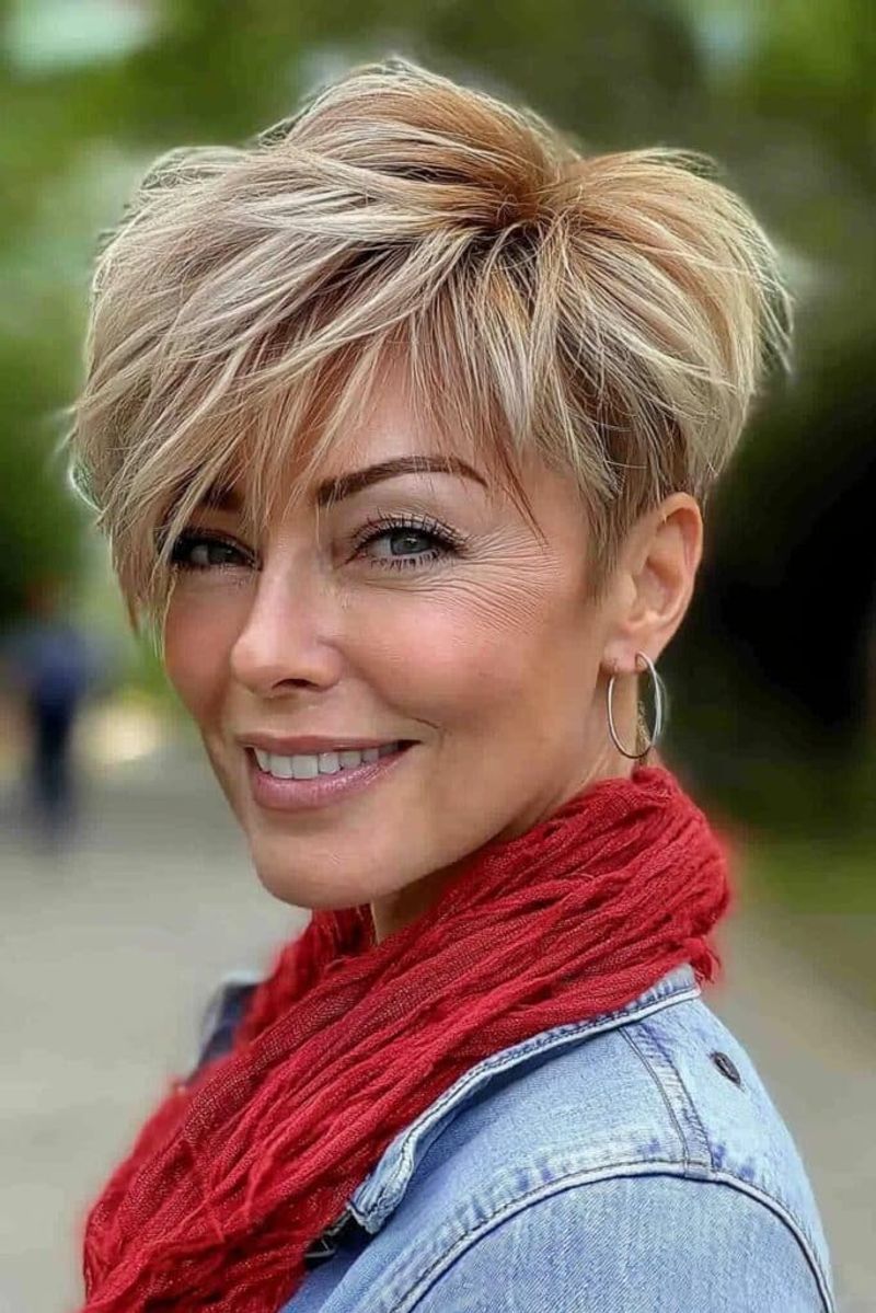 Undercut Pixie with Long Crown