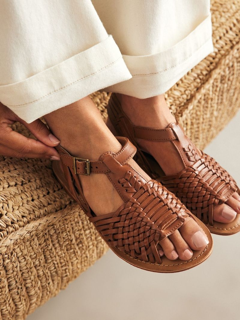 Braided Leather Huaraches