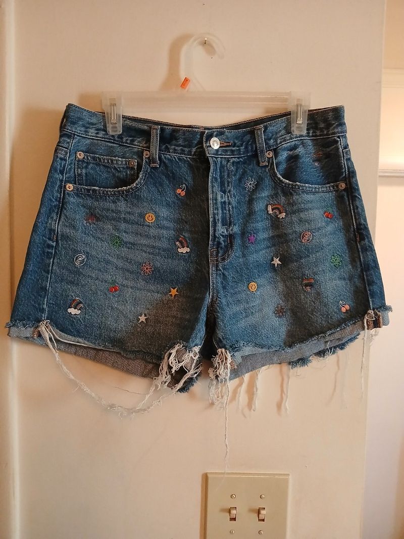 Bohemian Embroidered Shorts