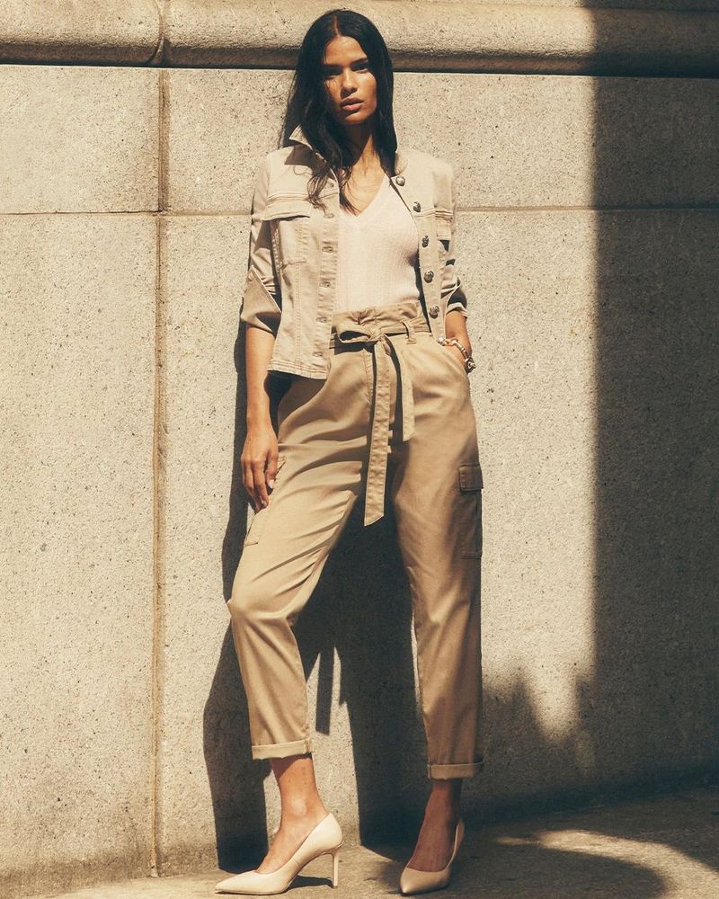 Tapered Ankle Linen Pants