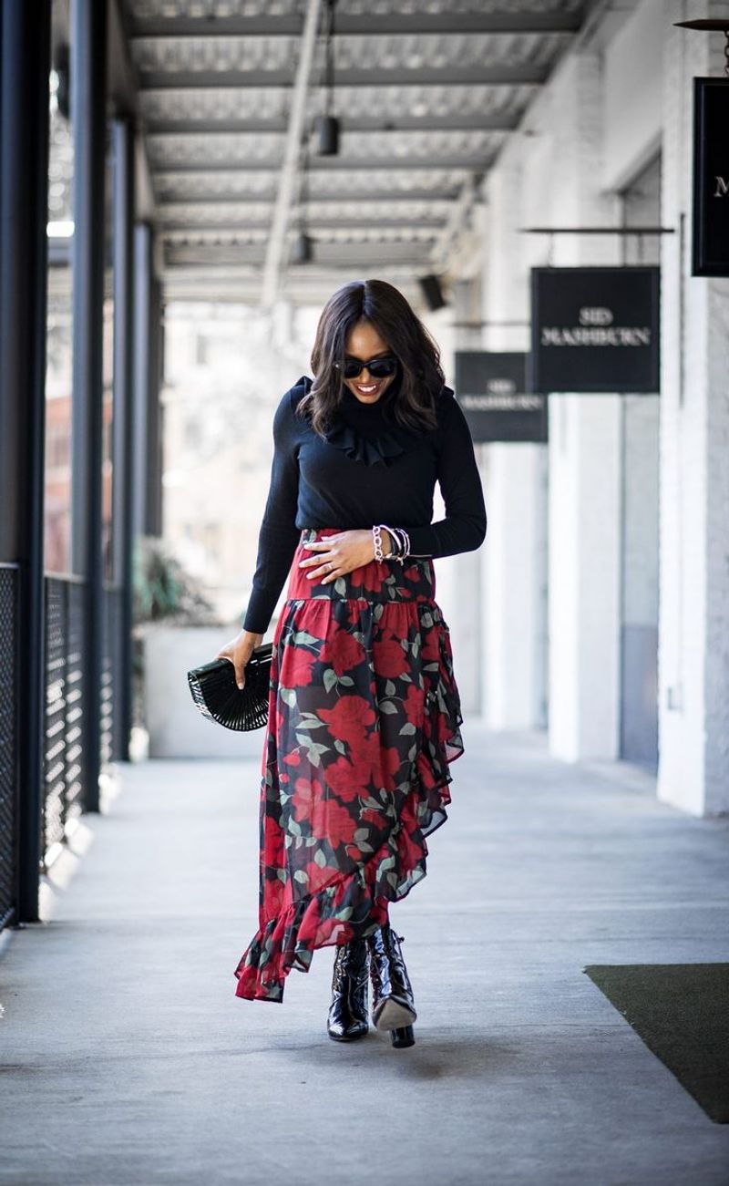 Layered Turtleneck Transition