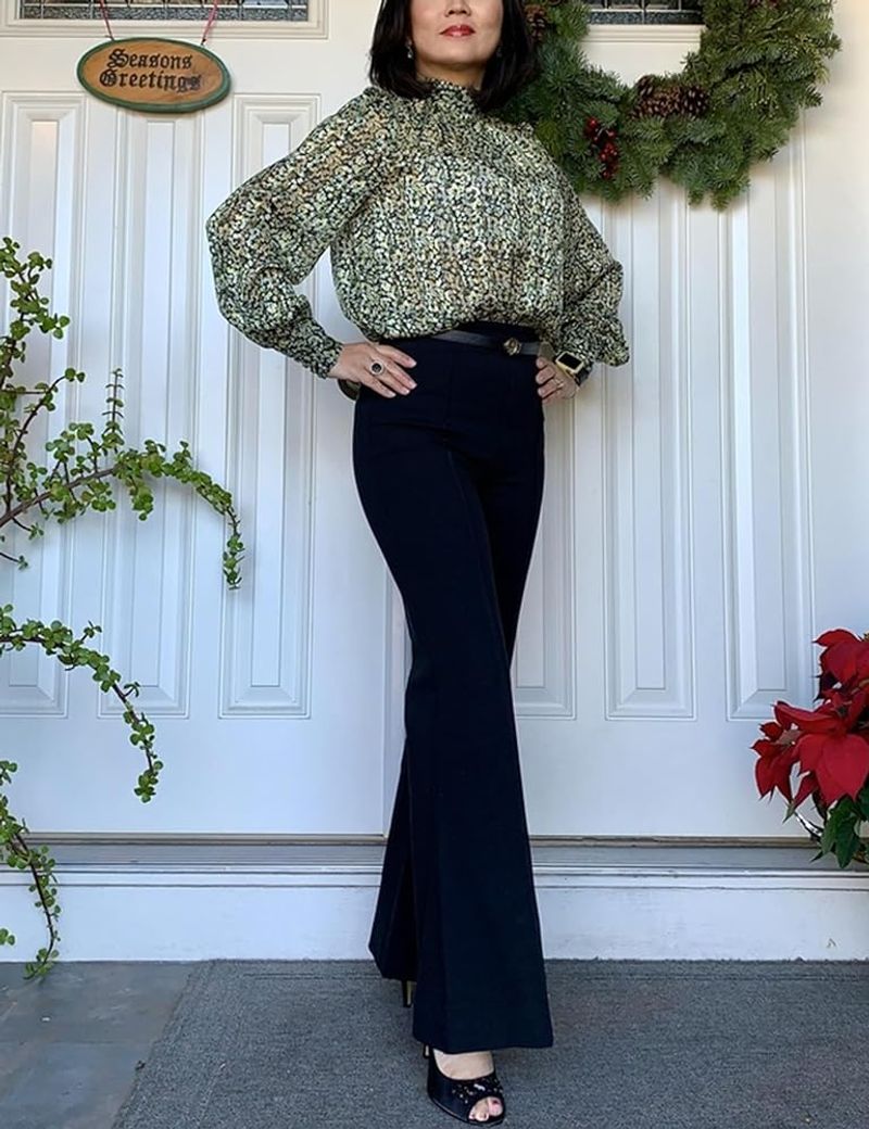 Stretchy Dark Dress Pants