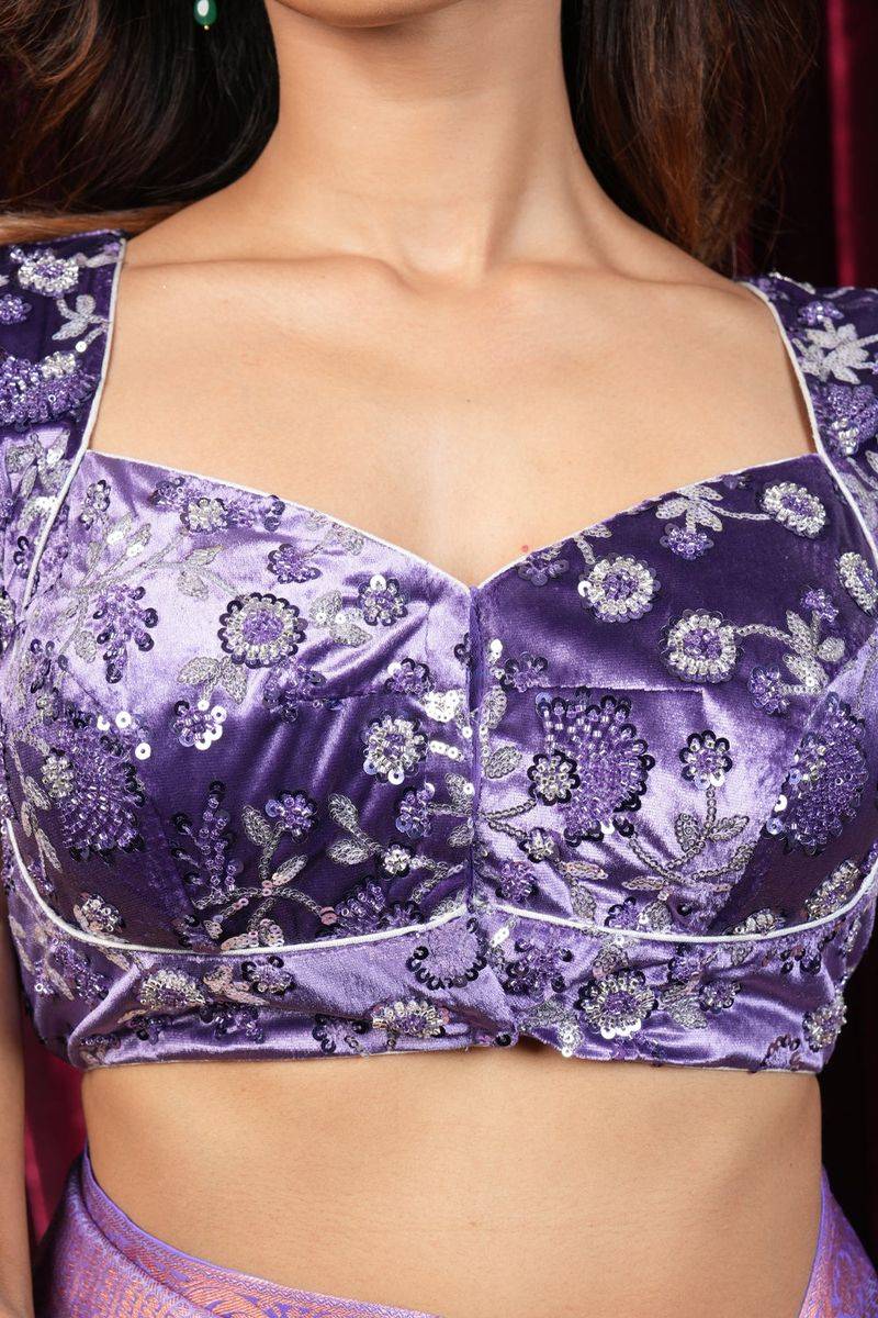 Amethyst Embroidered Blouse