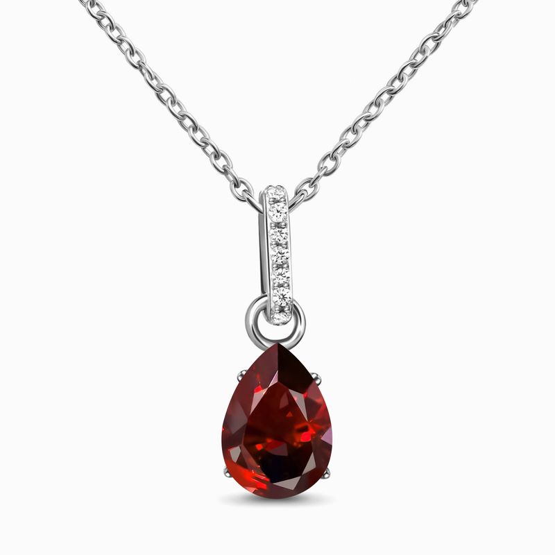 Garnet Glow Necklace