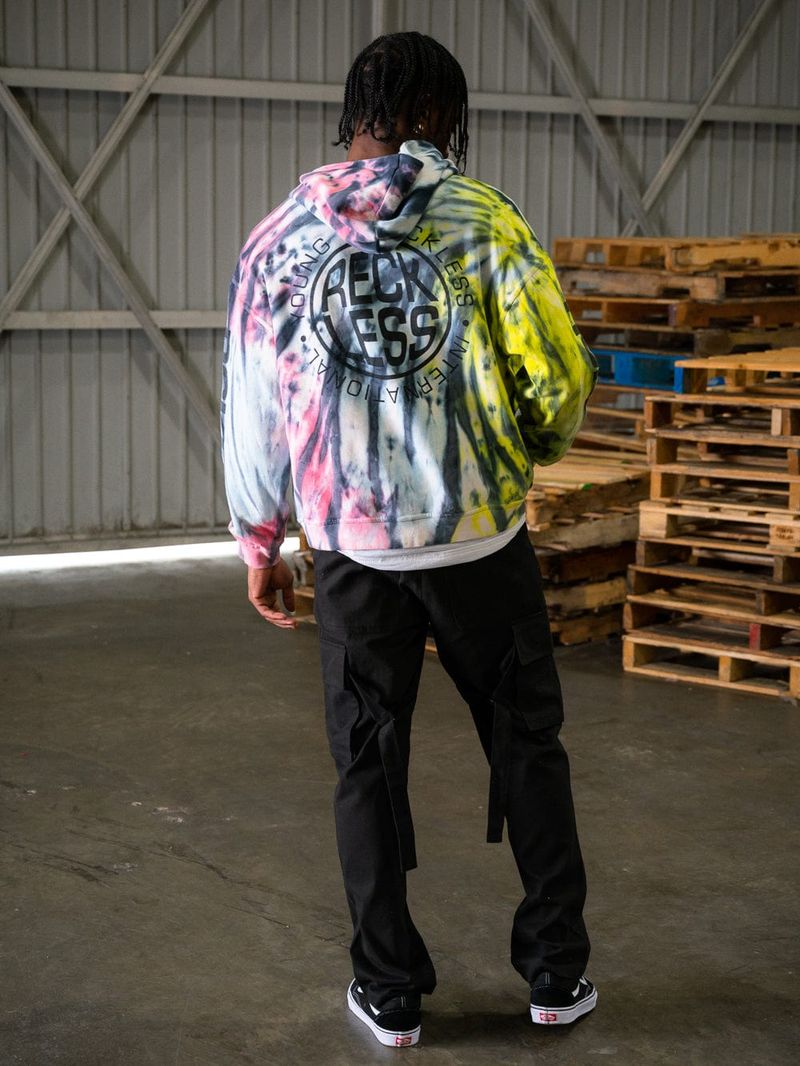 Tie-Dye Hoodie & Cargo Pants