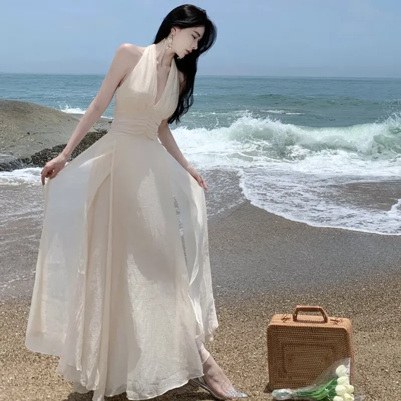 Halter Neck Maxi Dresses