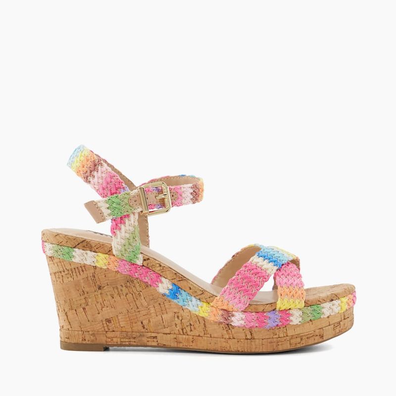 Sustainable Cork Braided Wedges