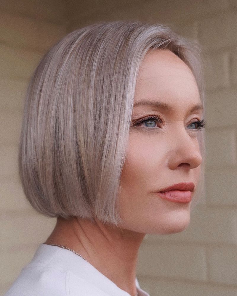 Platinum Blunt Bob
