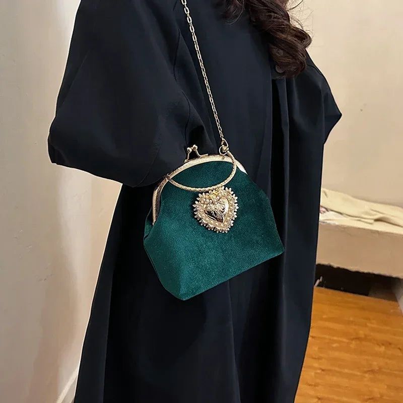 Jewel-Toned Velvet Evening Pouches
