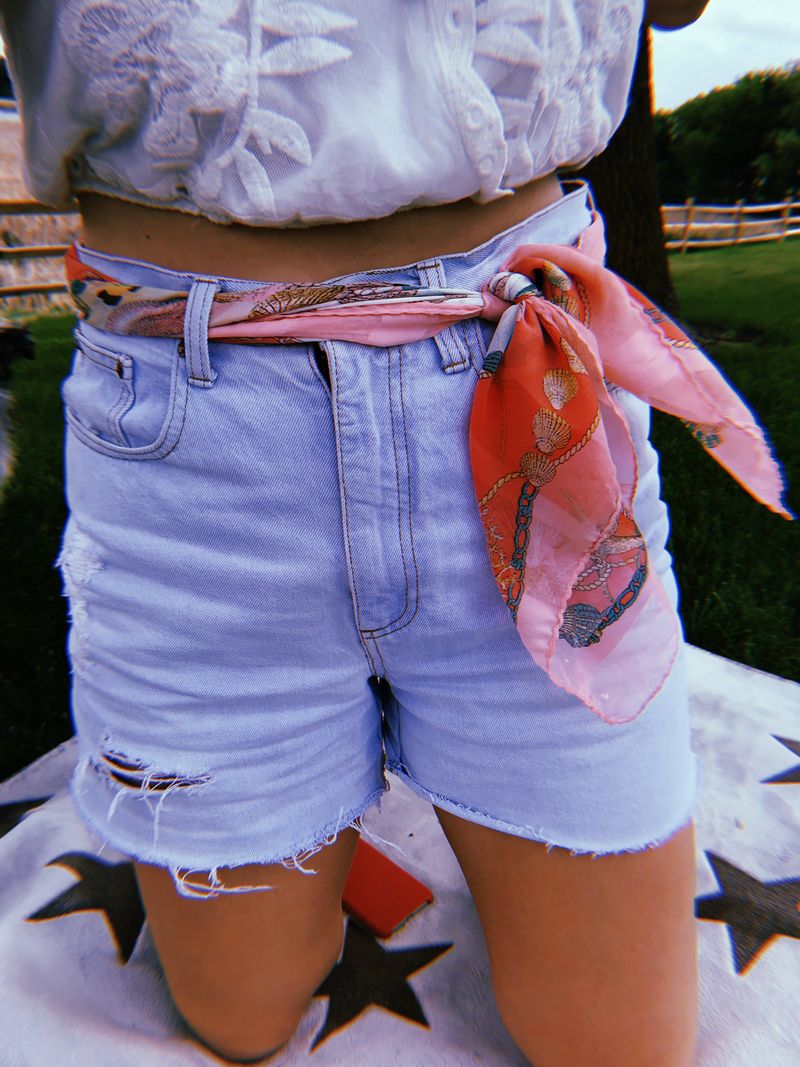 Silk Scarf Styling