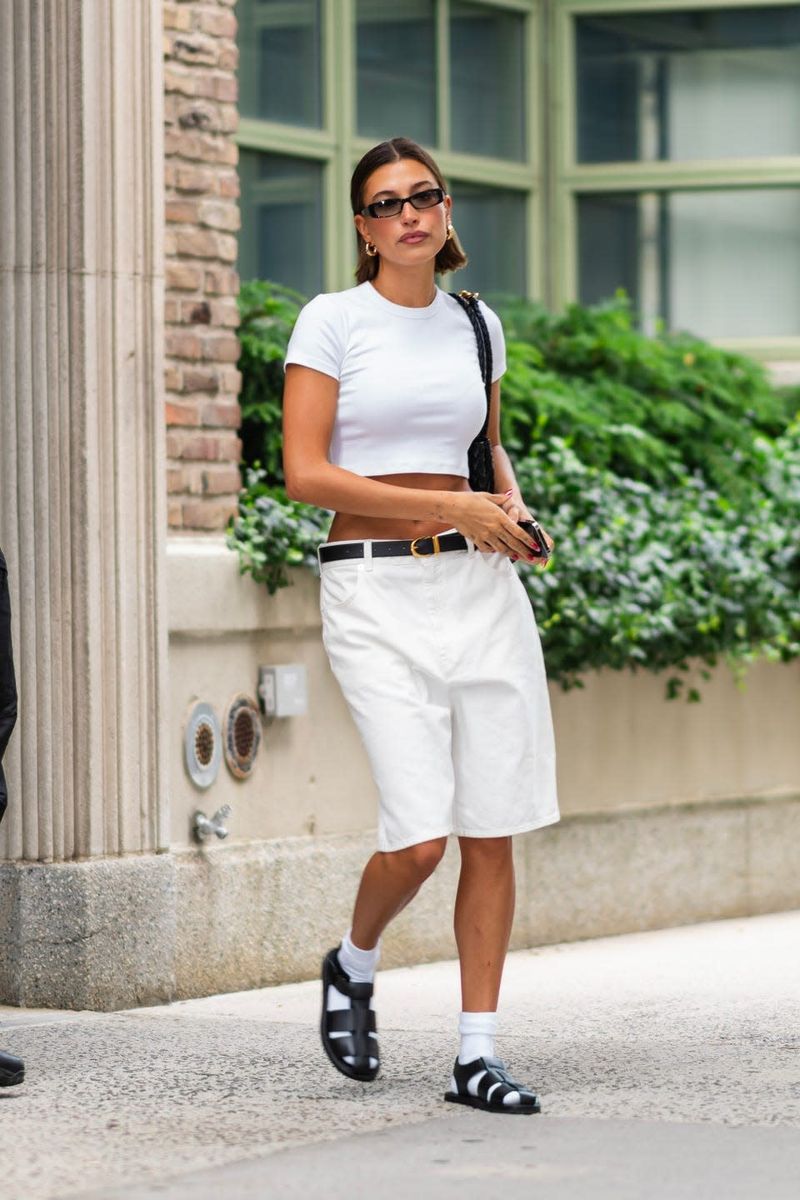Bermuda Shorts & Fisherman Sandals