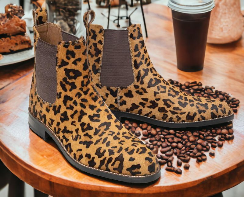 Animal Print Boots