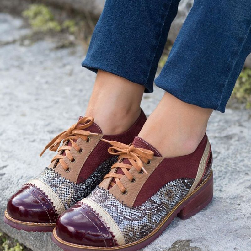 Embroidered Oxfords