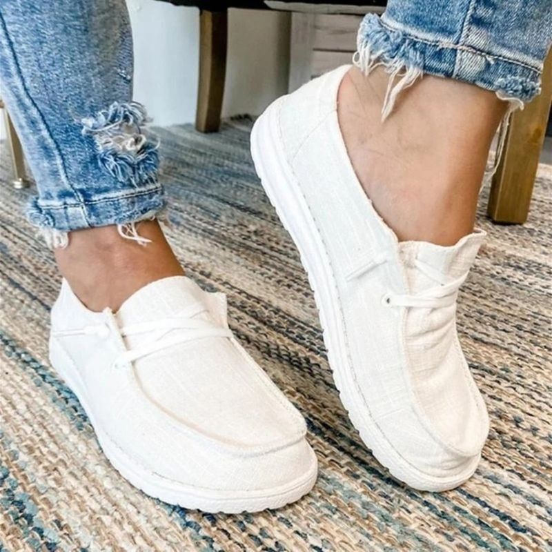 Stretchy Canvas Deck Shoes