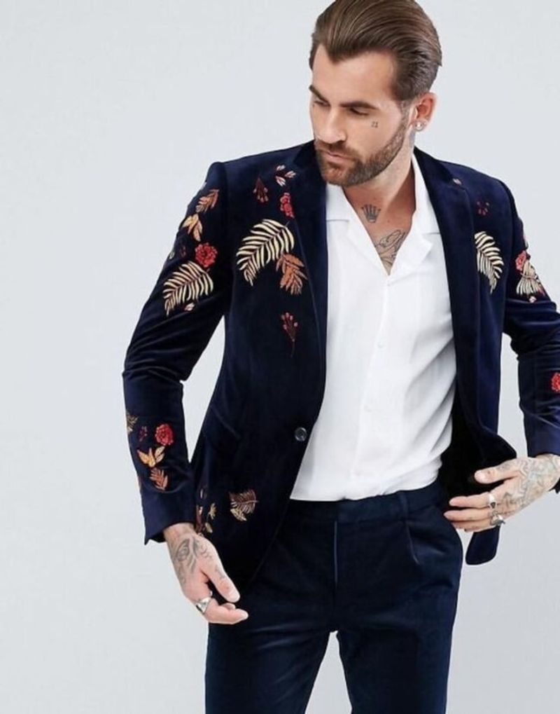 Bold Print Blazer
