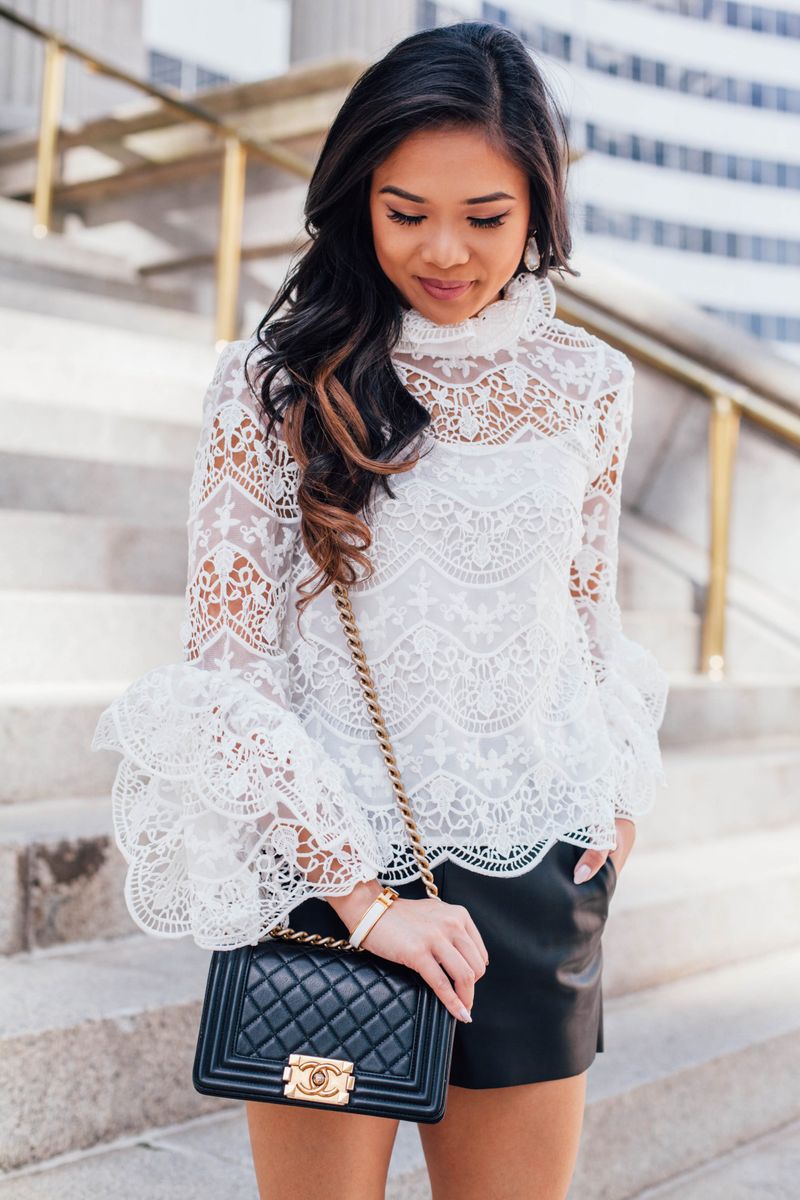 Sophisticated Crochet Blouse