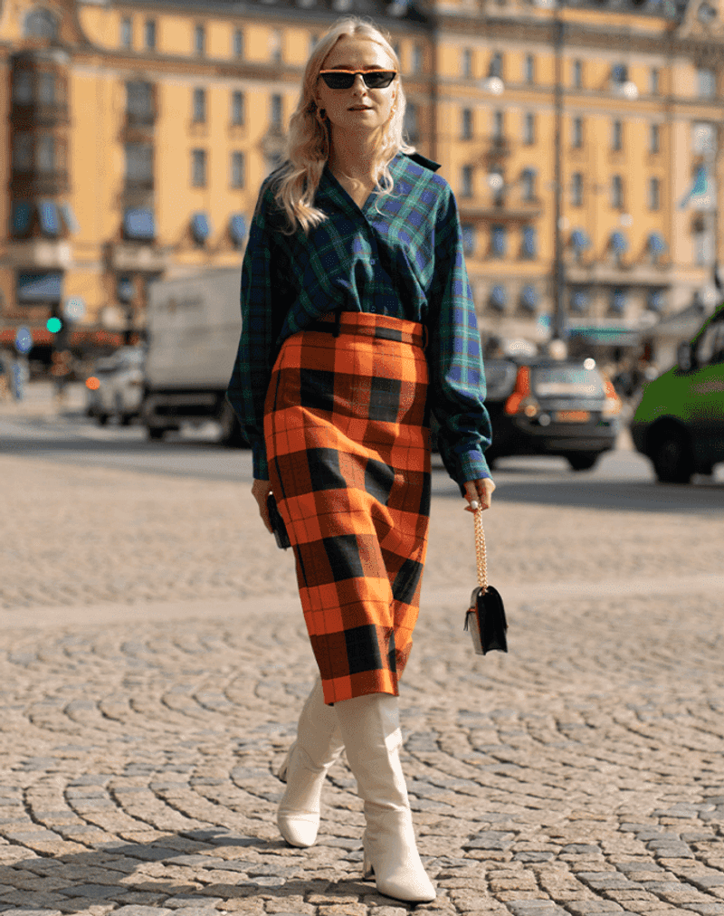 Mix Plaids With Caution