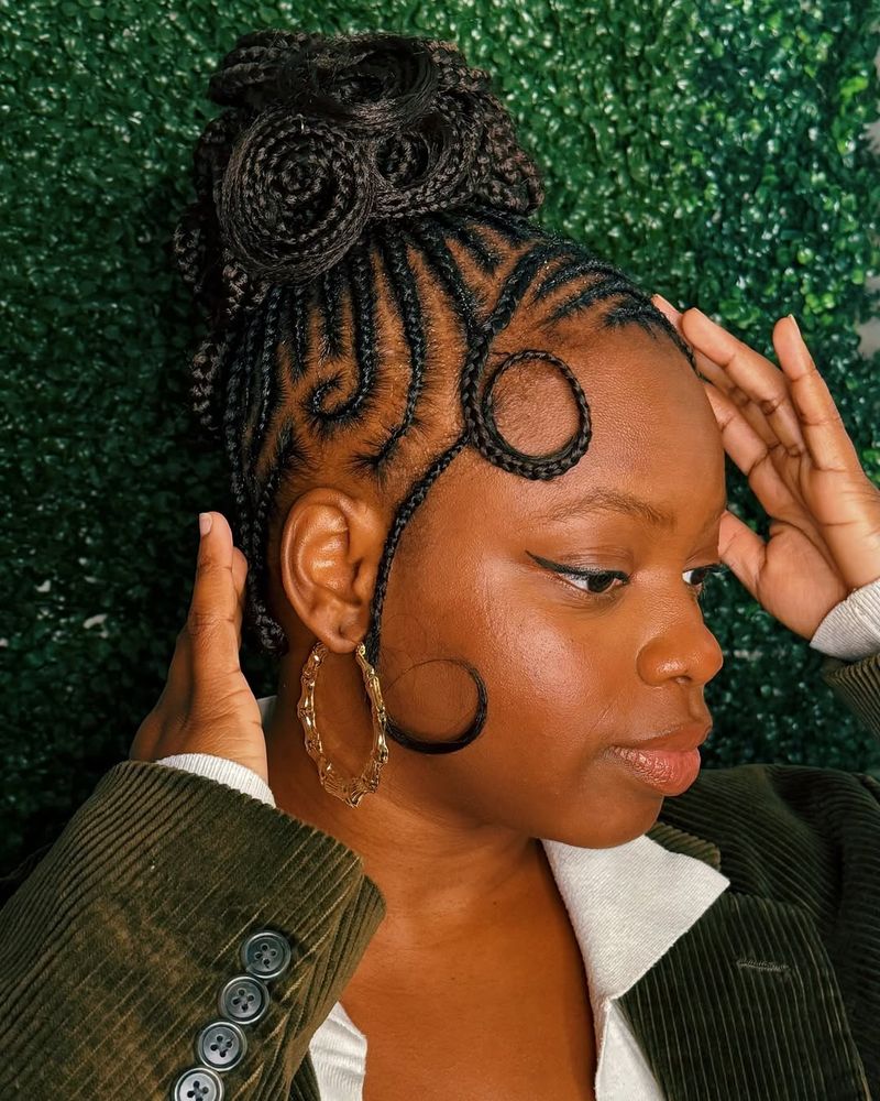 Penteado entrançado