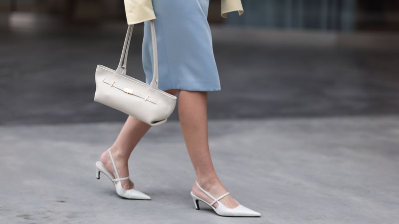 Kitten Heel Slingbacks