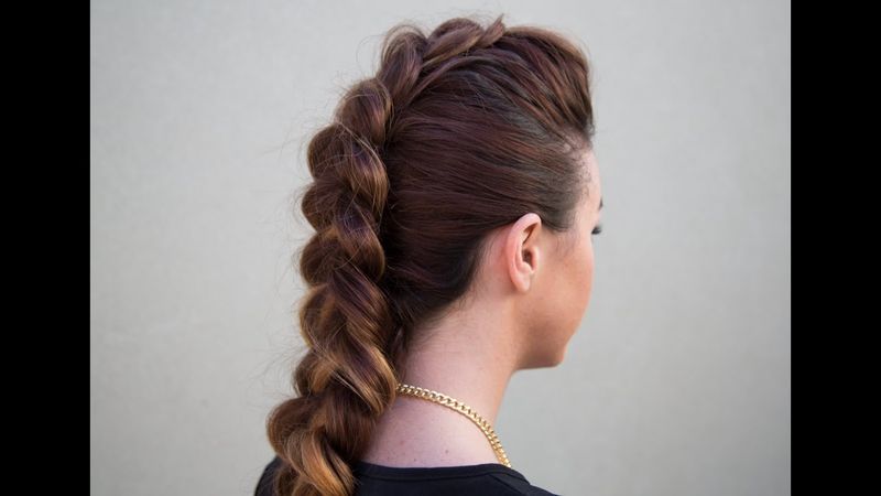 Dutch Braid Mohawk