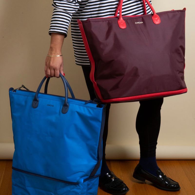 Expandable Zippered Tote That Grows With Your Day