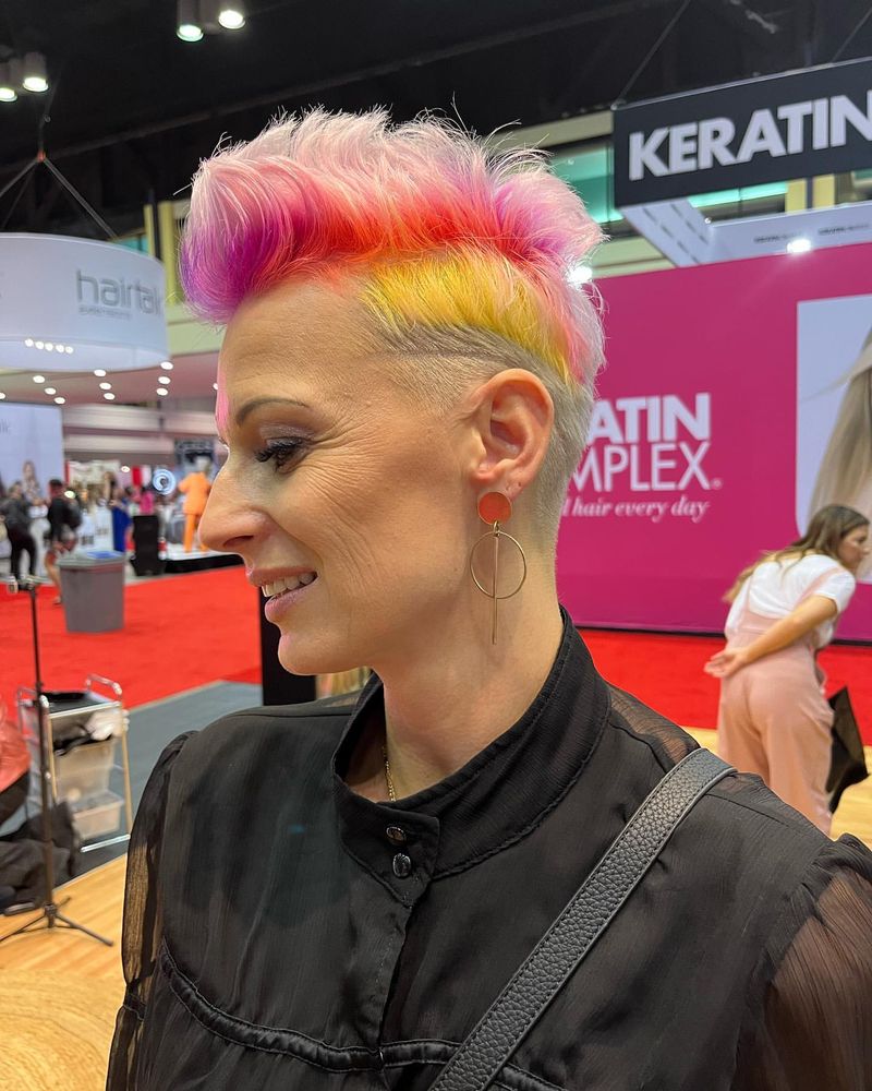 Capelli corti a spiga