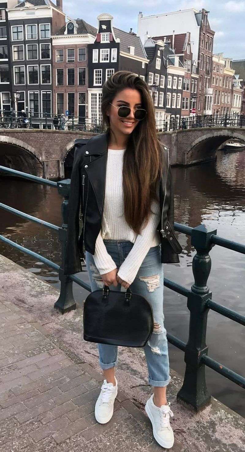 Edgy Leather Look