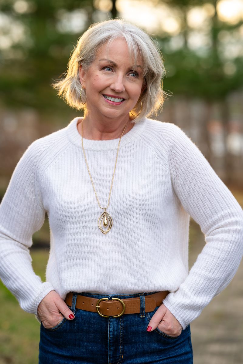 Cashmere Sweater in a Signature Color