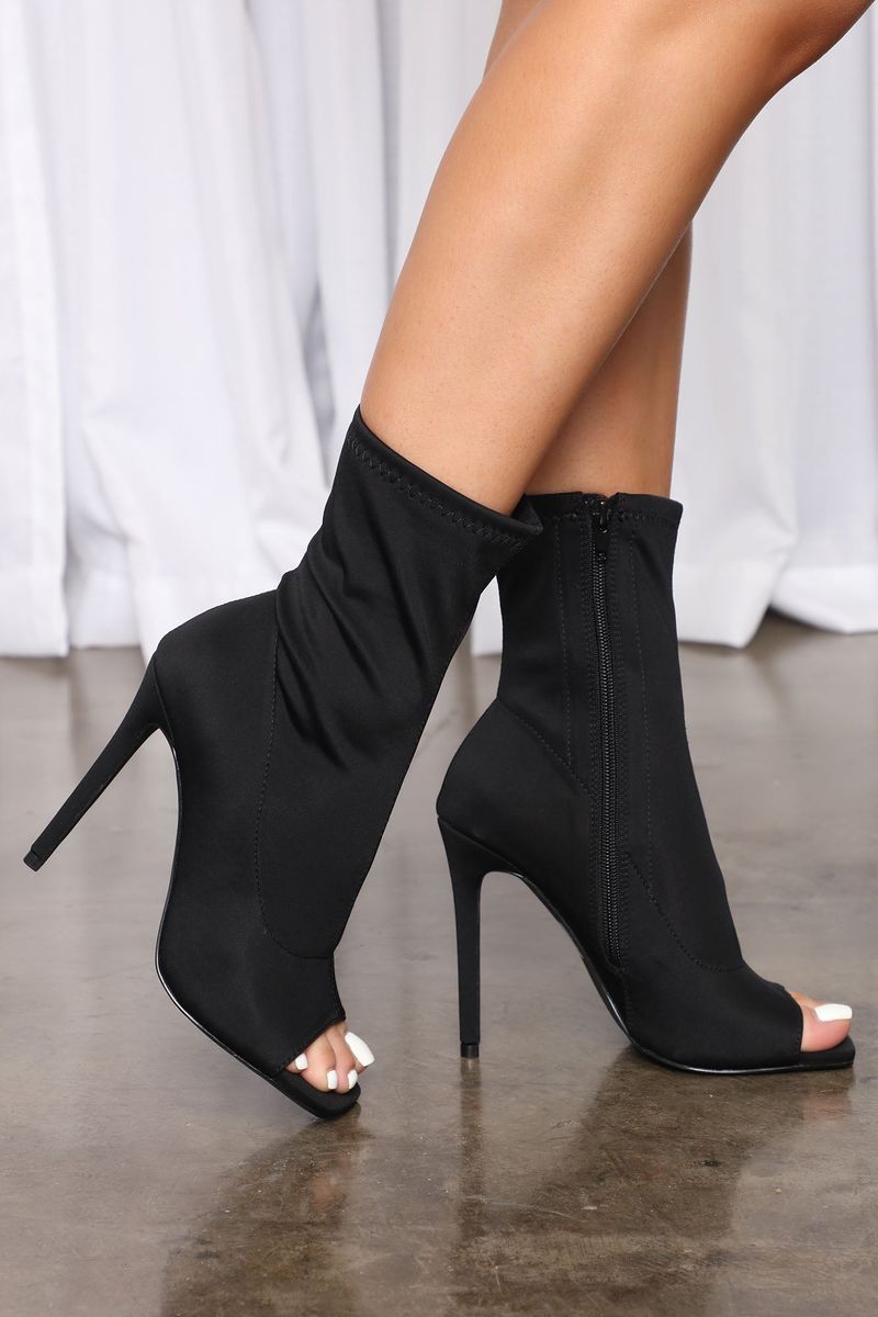 Open-Toe Booties