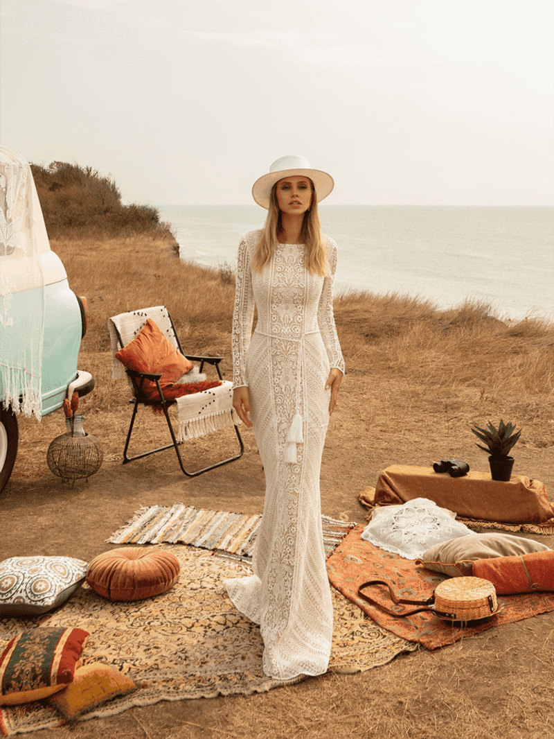 Delicate Lace Crochet Dress