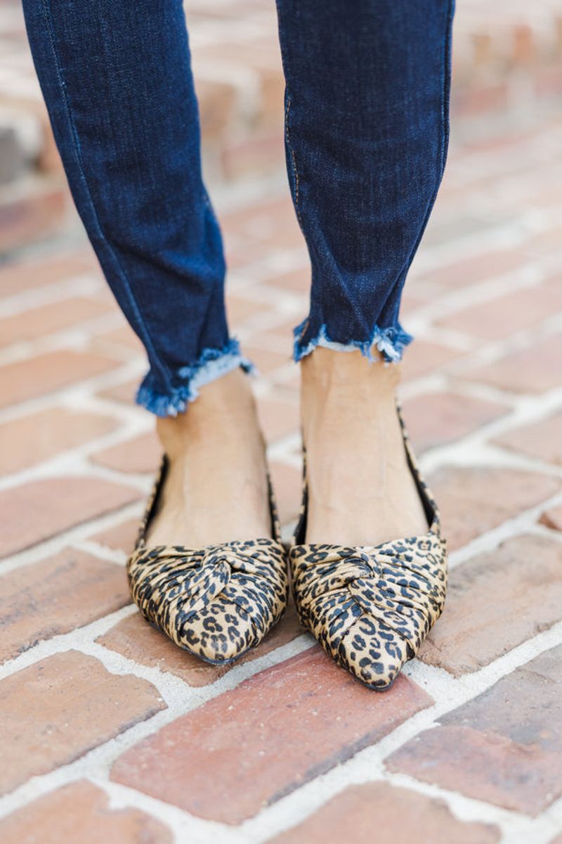 Leopard Print Flats