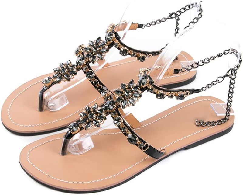 Metallic Sandals