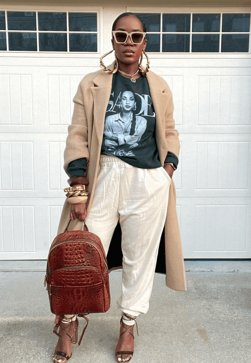 Elevated Graphic Tee + Tailored Pants