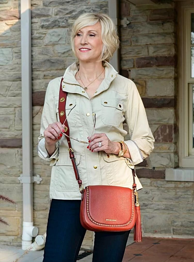 Khaki Safari-Inspired Separates