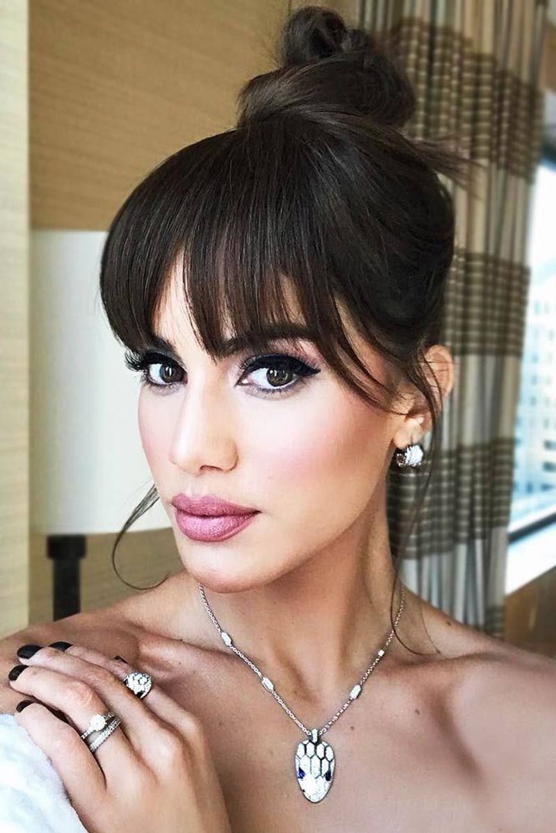 Updos with Wispy Accents