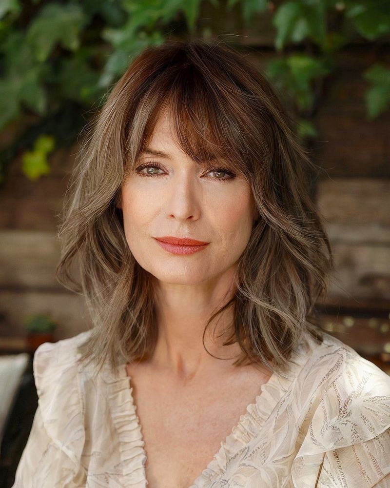 Shaggy Layered Long Bob