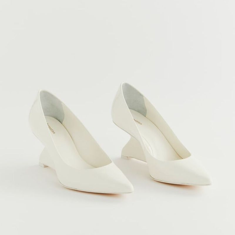 Sculptural Heel Pumps