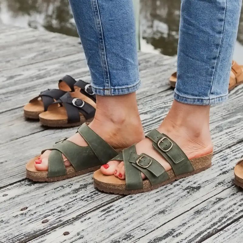 Cork-Soled Sandals